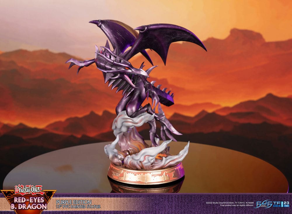 Yu-Gi-Oh! PVC Statue Red-Eyes B. Dragon Purple Colour - 33 cm