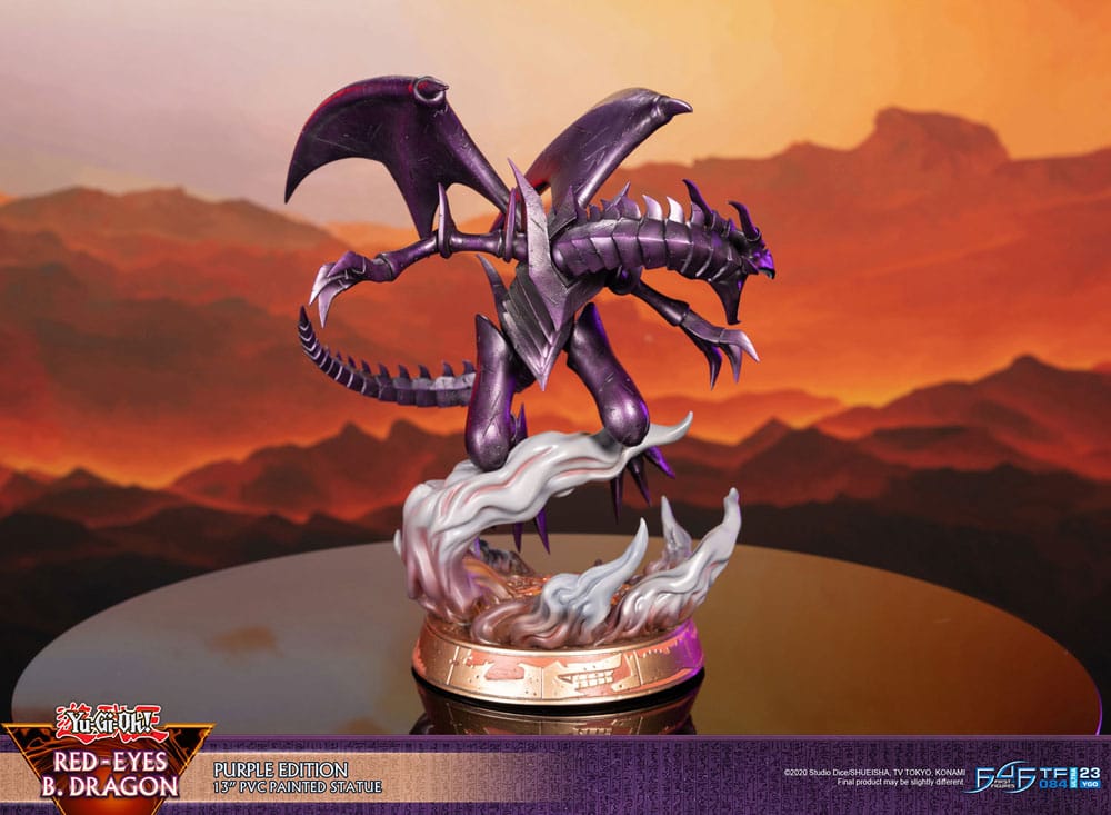 Yu-Gi-Oh! PVC Statue Red-Eyes B. Dragon Purple Colour - 33 cm