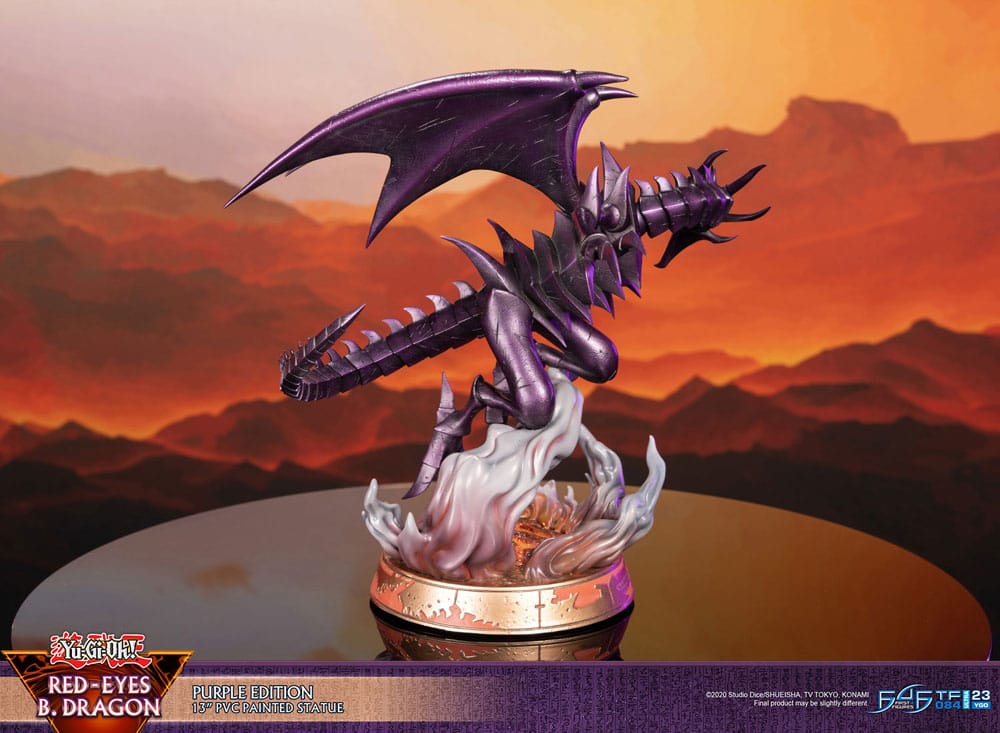 Yu-Gi-Oh! PVC Statue Red-Eyes B. Dragon Purple Colour - 33 cm