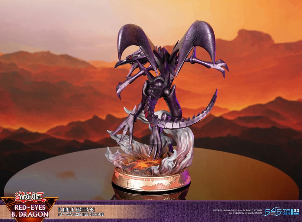 Yu-Gi-Oh! PVC Statue Red-Eyes B. Dragon Purple Colour - 33 cm