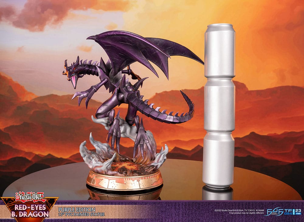 Yu-Gi-Oh! PVC Statue Red-Eyes B. Dragon Purple Colour - 33 cm