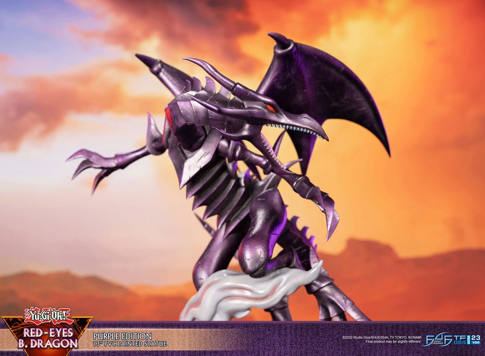 Yu-Gi-Oh! PVC Statue Red-Eyes B. Dragon Purple Colour - 33 cm