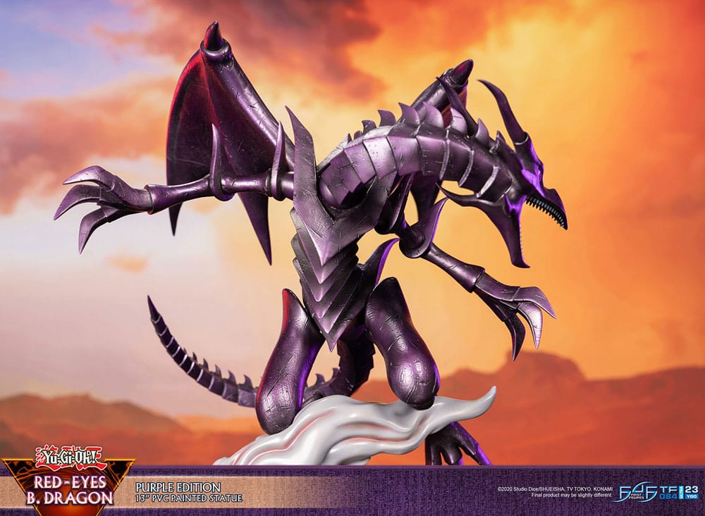 Yu-Gi-Oh! PVC Statue Red-Eyes B. Dragon Purple Colour - 33 cm