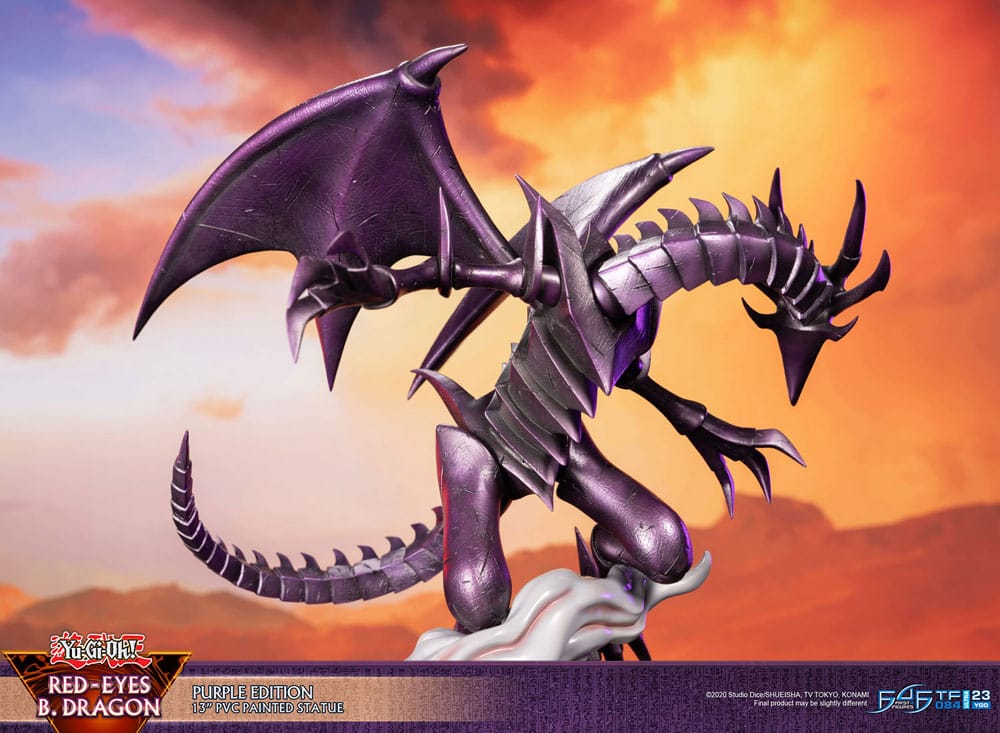 Yu-Gi-Oh! PVC Statue Red-Eyes B. Dragon Purple Colour - 33 cm