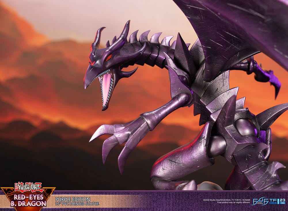 Yu-Gi-Oh! PVC Statue Red-Eyes B. Dragon Purple Colour - 33 cm