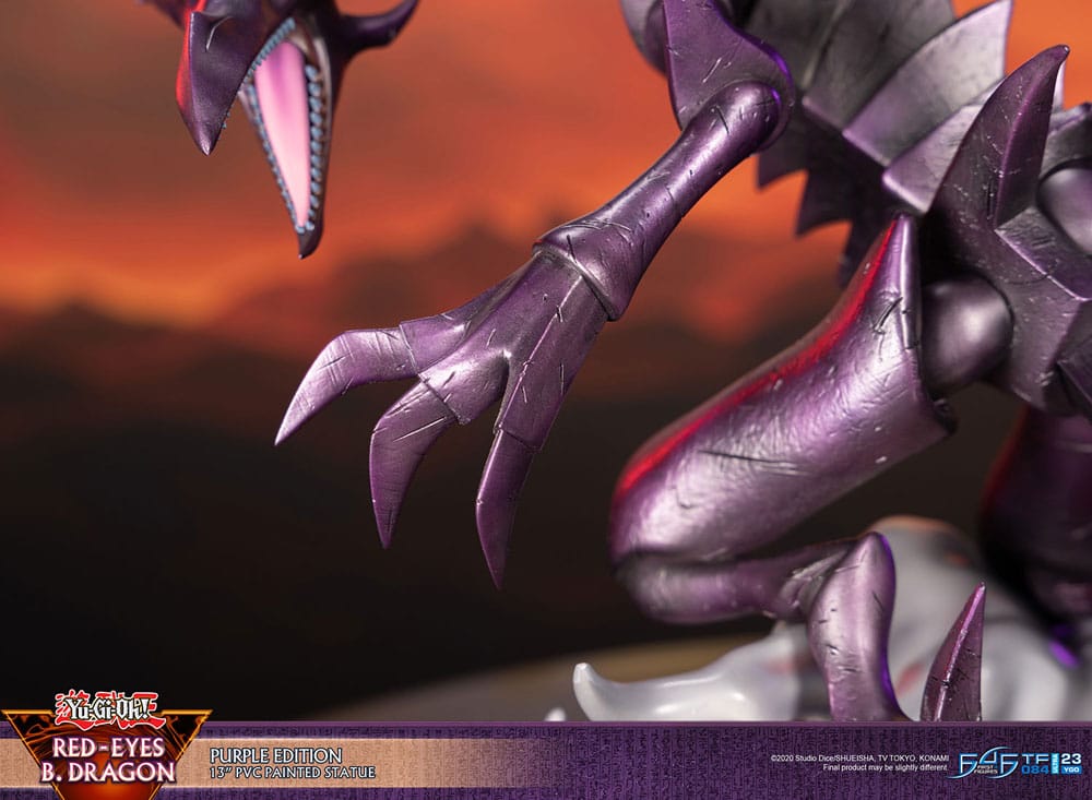 Yu-Gi-Oh! PVC Statue Red-Eyes B. Dragon Purple Colour - 33 cm