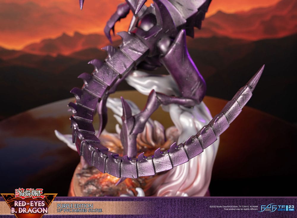 Yu-Gi-Oh! PVC Statue Red-Eyes B. Dragon Purple Colour - 33 cm
