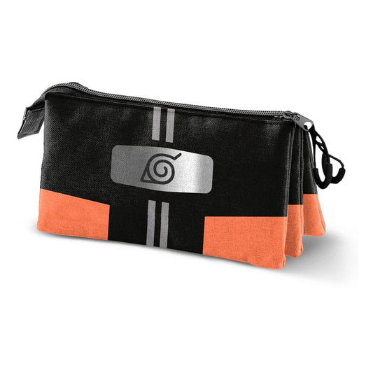 Naruto Shippuden Triple Pencil Case - 23cm