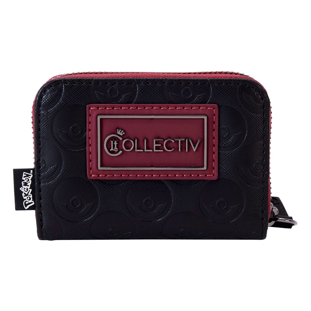 Pokemon - Vegan Leather Pokeball Wallet - Black/Red