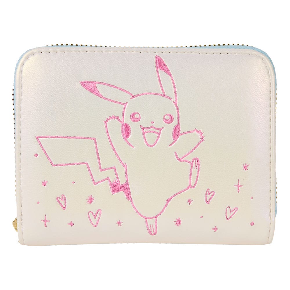 Pokemon - Pikachu Zip Around Wallet - White/Pink