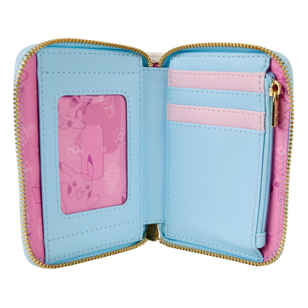 Pokemon - Pikachu Zip Around Wallet - White/Pink