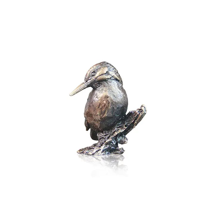 Butler & Peach Miniature Bronze Kingfisher - 3.5cm