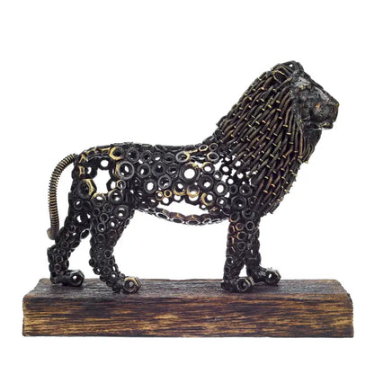 Urban Steel Lion - 32cm