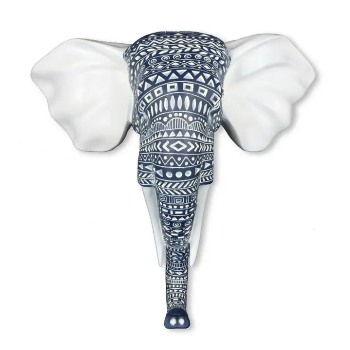 Elephant Head Aztec Patterned - 30cm