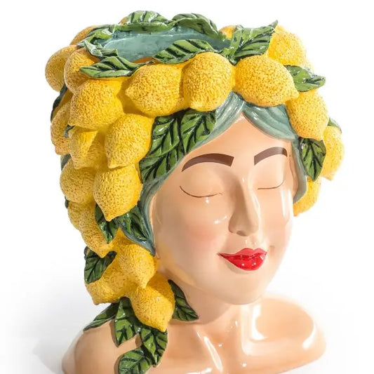 Lady Lemon Bust Vase - 29CM