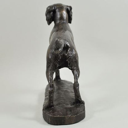 Springer Spaniel, Cold Cast Bronze Sculpture by David Geenty - 23cm