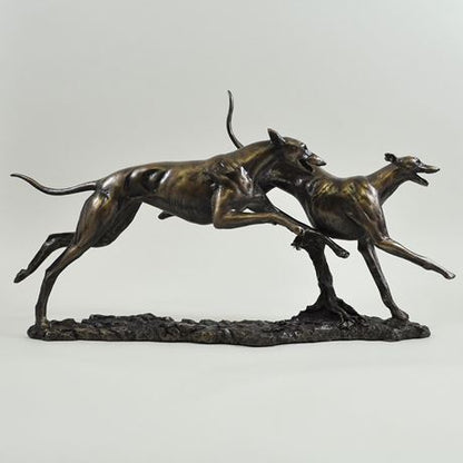 The Winner, Cost Cast Bronze Sculpture by David Geenty - 35.5cm