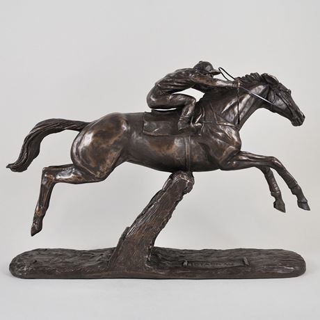 Istabraq, Cost Cast Sculpture by Harriet Glen - 22cm