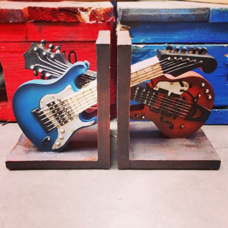 Guitar Book Ends - 13.5cm