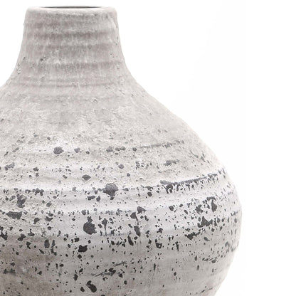 Speckled Stone Ceramic Vase - 29cm