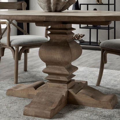 Copgrove Collection Round Pedestal Dining Table - 150cm