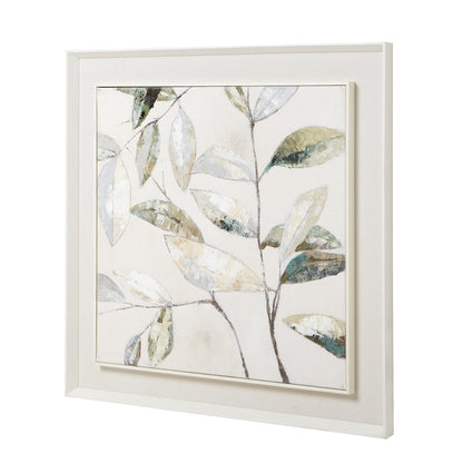Dolce Dapple Leaf Framed Painting On Canvas - 100cm