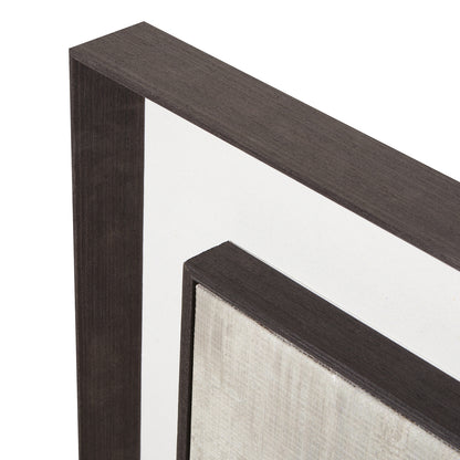 Extra Large Moderno Painting On Linen Mounted In Frame - 120cm