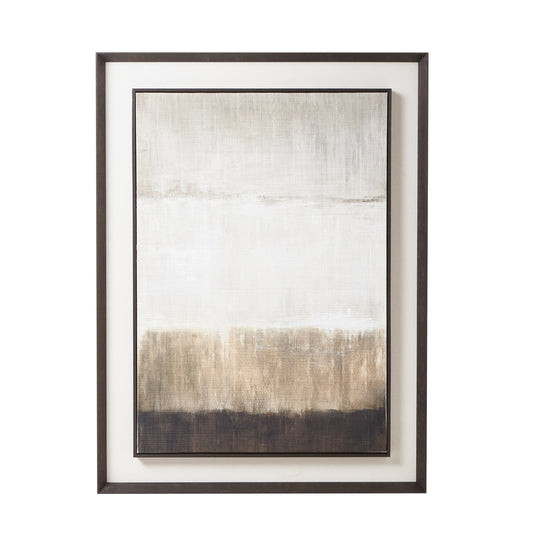 Extra Large Moderno Painting On Linen Mounted In Frame - 120cm