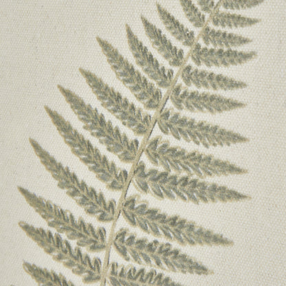 Fern Art On Texture-Torn Paper With Beaded Frame - 50cm