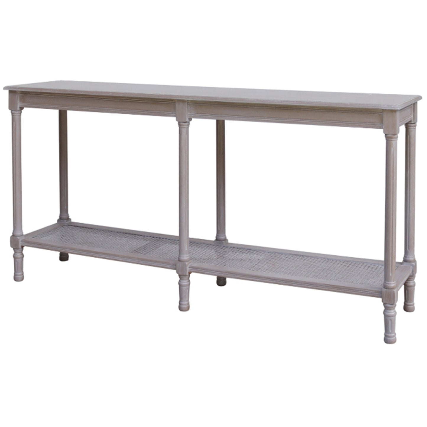 The Serene Rattan Collection Large Console Table - 160cm