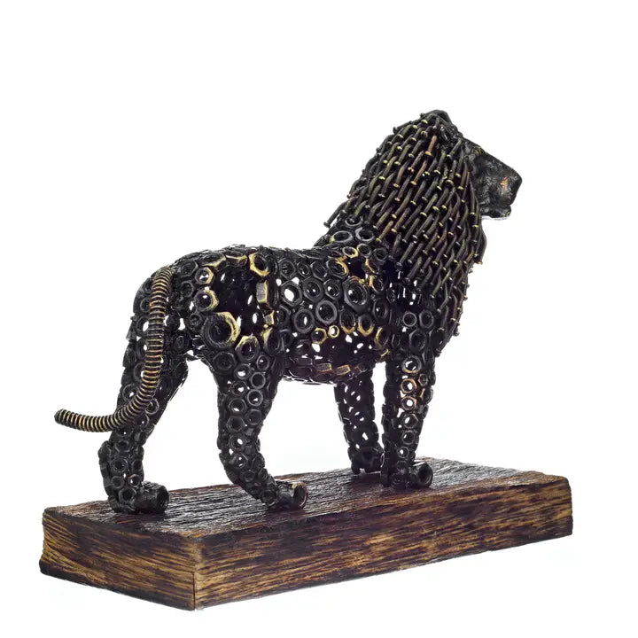 Urban Steel Lion - 32cm