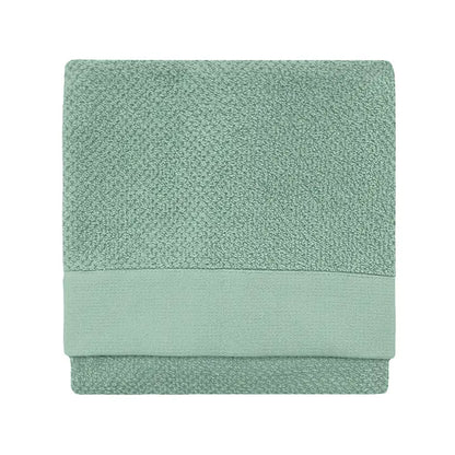 Textured Weave Bath Sheet Smoke Green - 100% Cotton