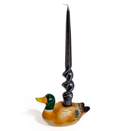 Mallard Duck Ceramic Candle Holder