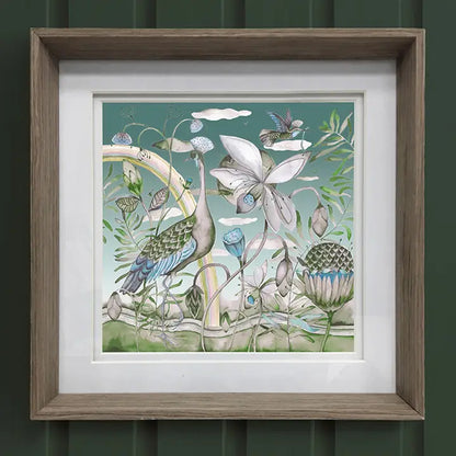 Luan Framed Print Nut - 81x81cm
