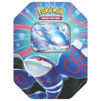 Pokemon Azure Legends Tin 2025 - Kyogre EX