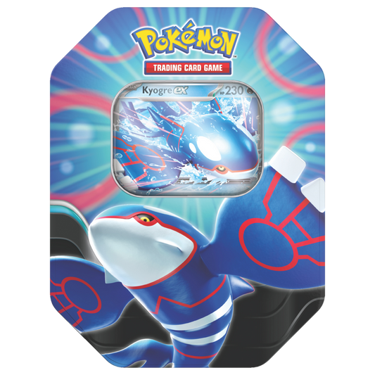 Pokemon Azure Legends Tin 2025 - Kyogre EX