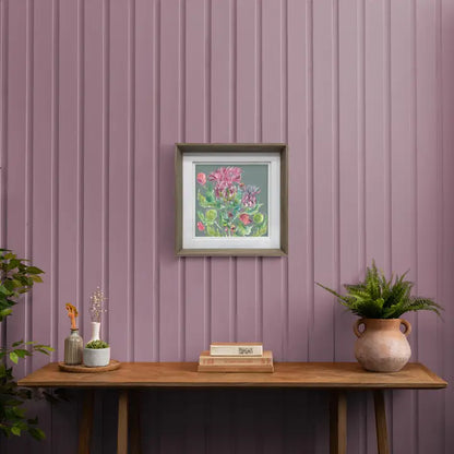 Fairytale Bristles Framed Print Nut - 47x47cm