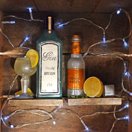 Gin & Tonic Bookends - 21cm
