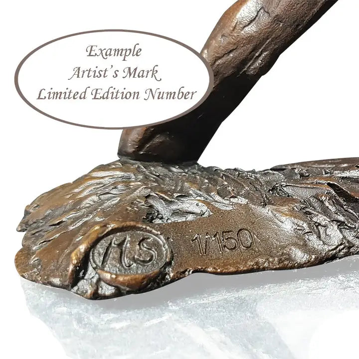 Limited Edition Bronze Little Pig - 5cm
