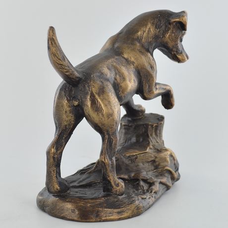 Jack Russell, Bronze Effect Sculpture - 13.5cm