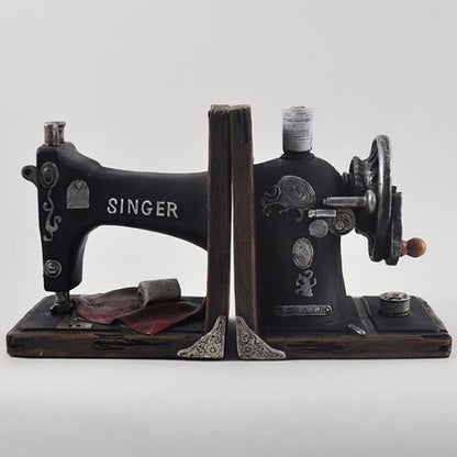 Singer Sewing Machine Bookends - 14cm