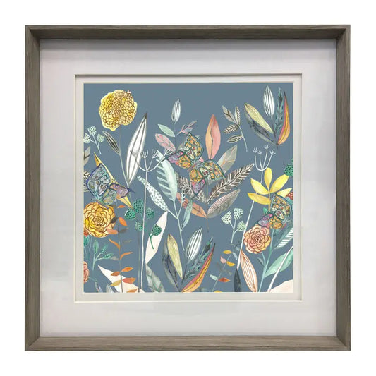 Orchard Framed Print Nut/Twilight - 81x81cm