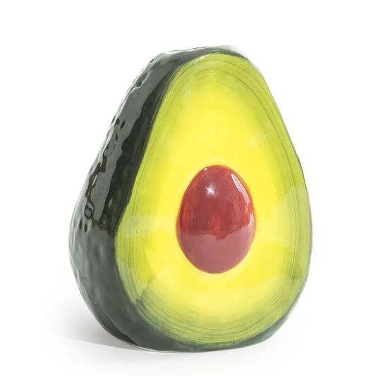 Ceramic Avocado Stem Vase - 18cm