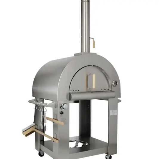 Stainless Steel Outdoor Pizza Oven with Accessories