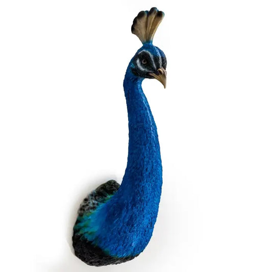 Peacock Head Wall Figure - 68cm
