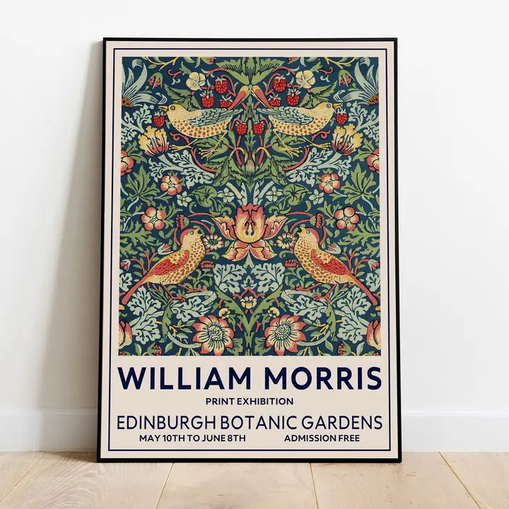 William Morris Giclée Art Print, Edinburgh Botanic Bird
