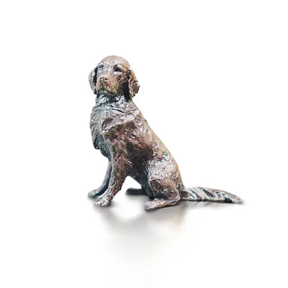 Butler & Peach Miniature Bronze Retriever - 3.5cm