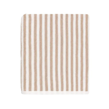 Hebden Striped Hand Towel Natural - 100% Cotton