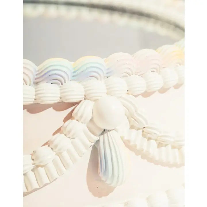 Decorative Piped Iced Cake Wall Mirror - 55cm