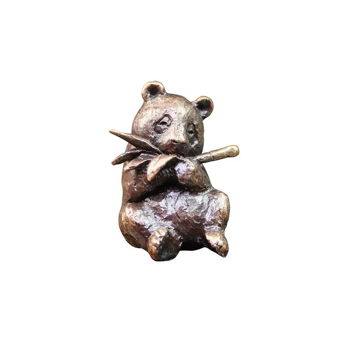 Butler & Peach Miniature Bronze Panda - 2.7cm